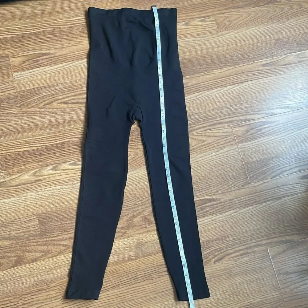 SPANX Women's Maternity Mama Look at Me Now Leggings Size M Black